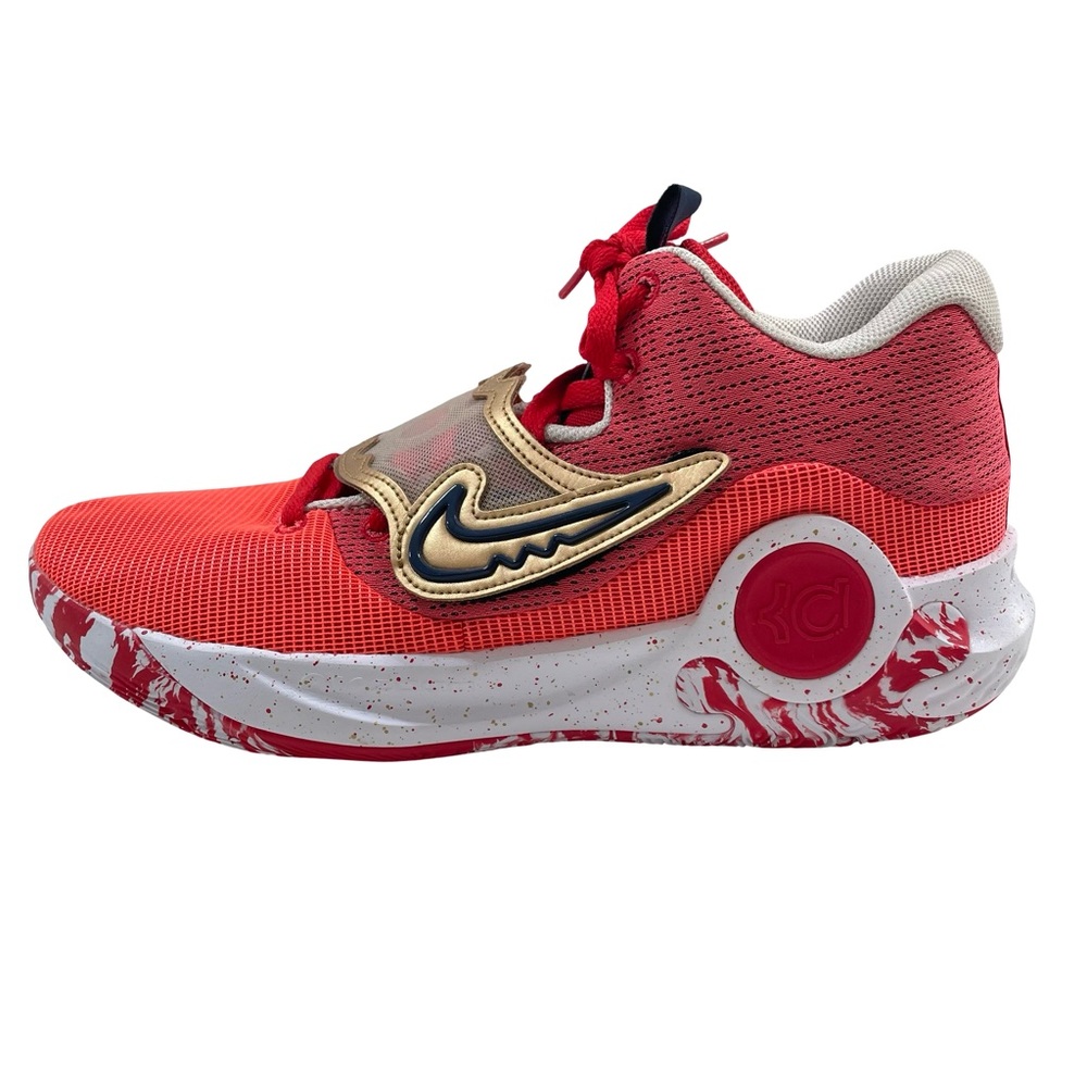 Nike KD Trey 5 X Size 11.5 Red & Gold Sneakers (Retail Price $140)